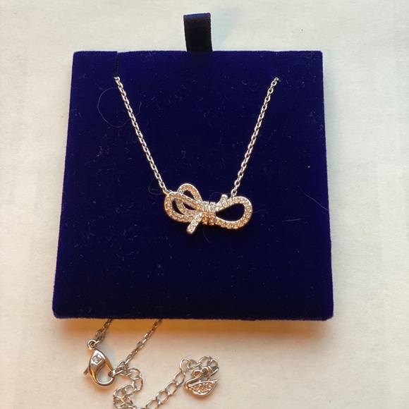 Swarovski Bow Necklace - Picture 8 of 9